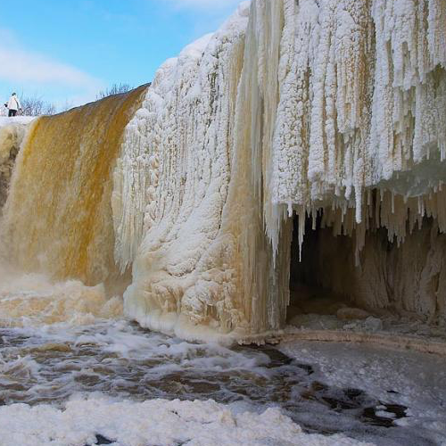 Ледяные водопады Кейла и Ягала, Таллинн и музей Марципана