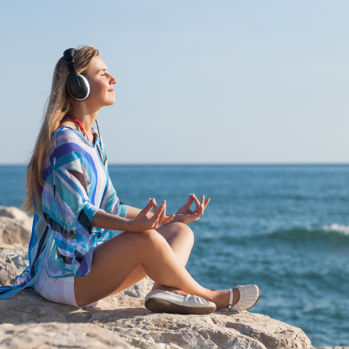 Meditācija ar video un mūzikas palīdzību